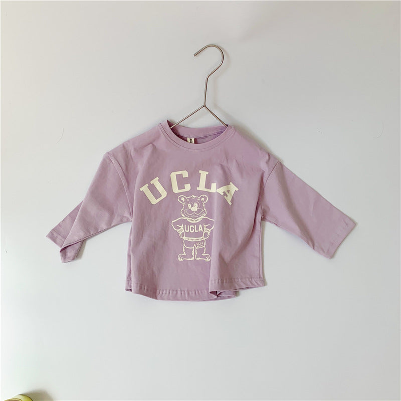 Little Bear Printed Long Sleeve T