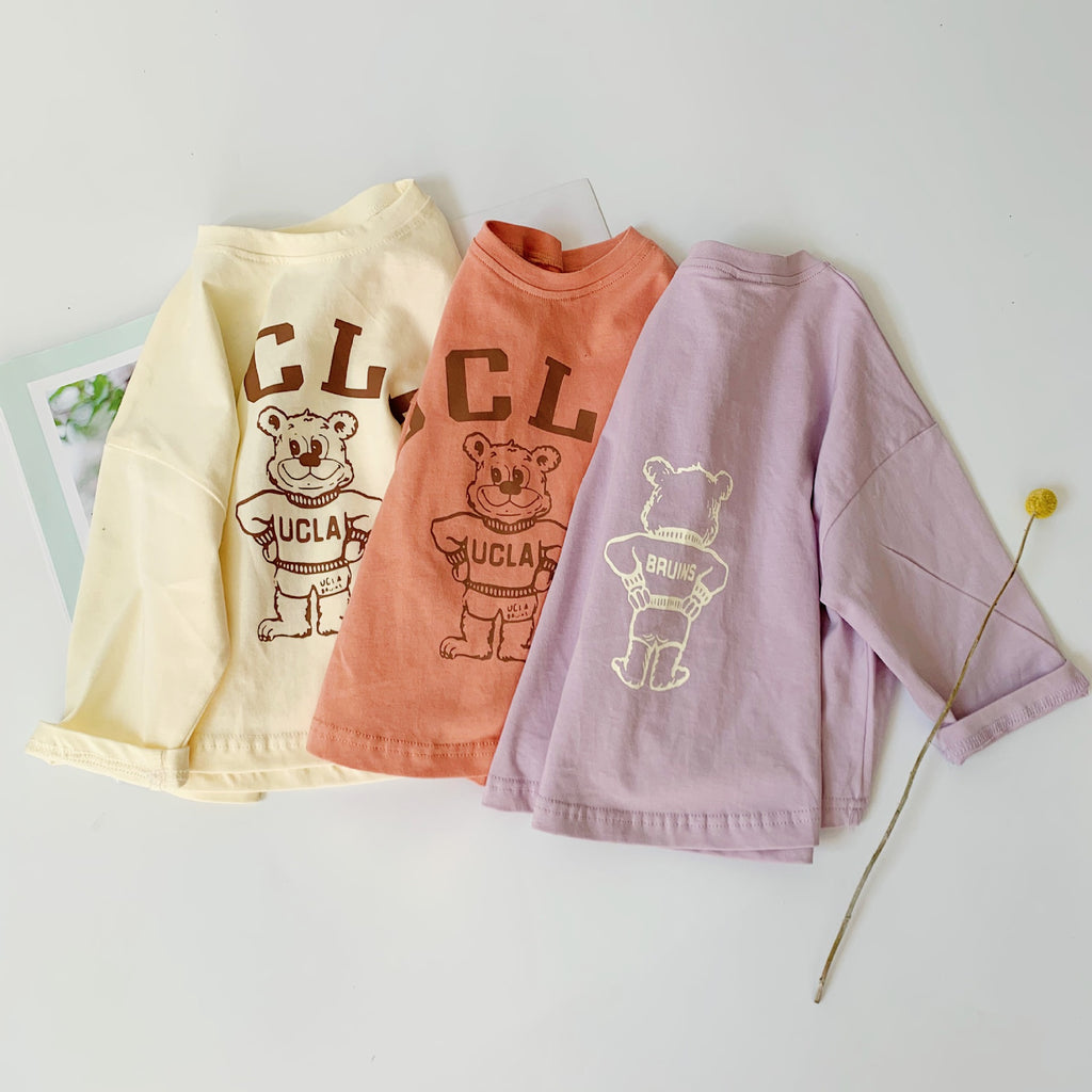 Little Bear Printed Long Sleeve T