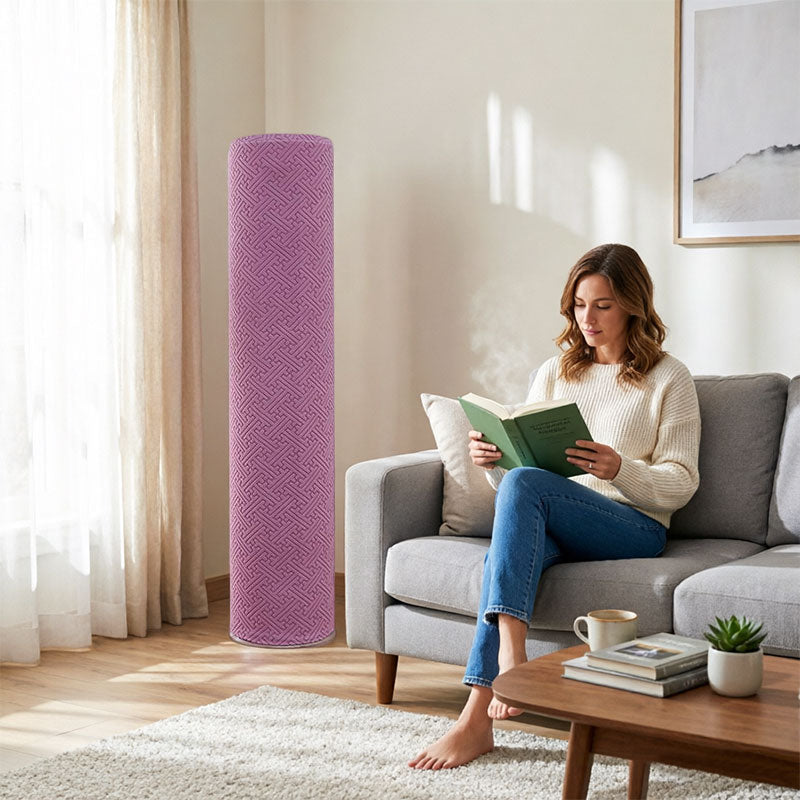 Minimalist Standing Air Conditioner Dust Cover - Cylinder Shape, High Elasticity, Universal Fit for 3P Large Size Floor Units