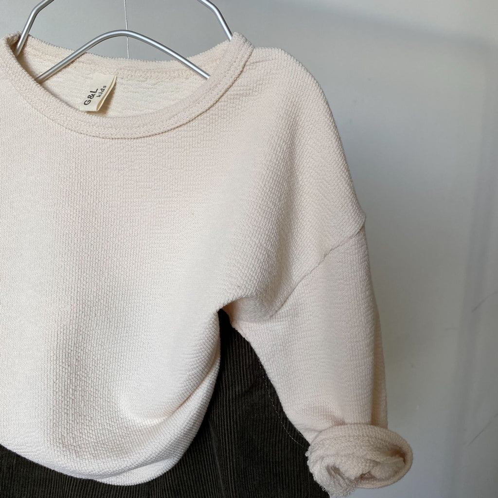 Cotton and linen warm colored hoodie