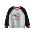 Children Round Neck Fleece Lined Baby Clothes