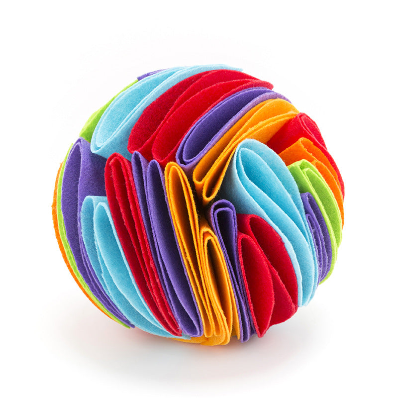 Foldable Food Ball for Dogs with Smell Detection