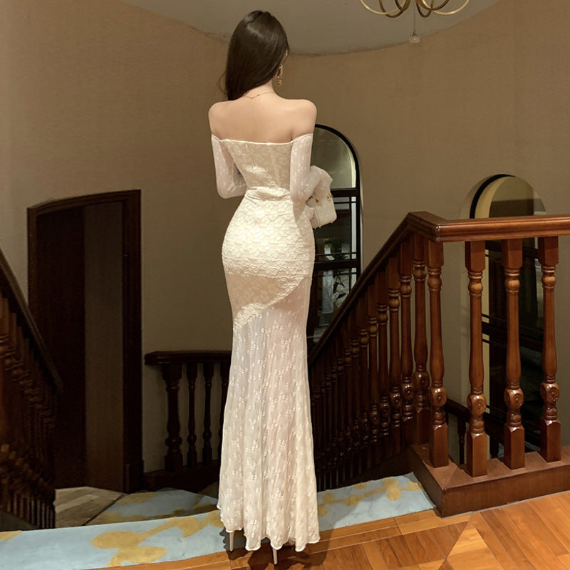 Women's Strapless Lace 3D Floral Bodycon Dress – Nova Finds product photo 3