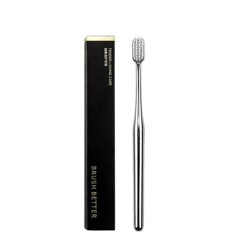Gold-Plated Soft-Bristle Toothbrush – Nova Finds product photo 3