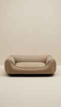 Modern Taupe Orthopedic Pet Bed