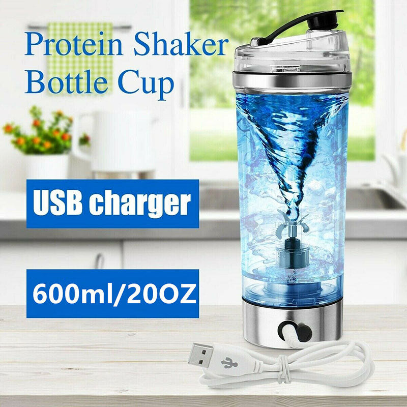 Electric USB Shaker Bottle | 600ml Vortex Protein Mixer – Nova Finds product photo 3