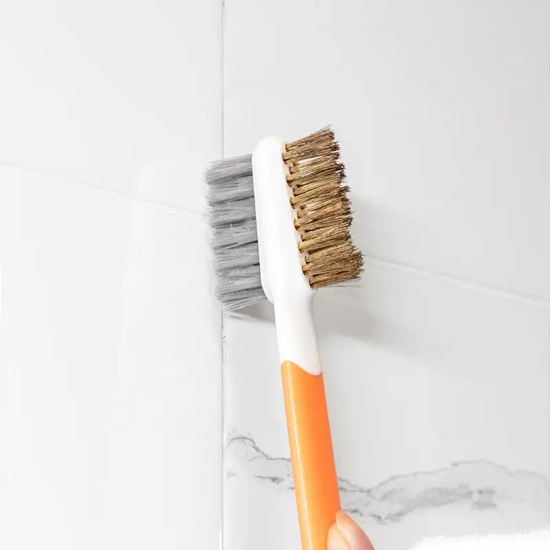 1pc Range Hood Plastic Cleaning Brush and Metal Scrubber