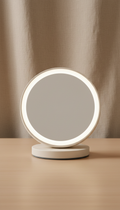 Porcelain Smart Beauty Mirror With LED Ring
